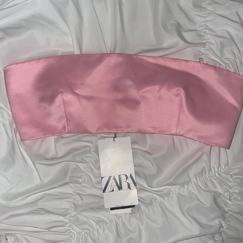 Pink Zara Bandeau Top